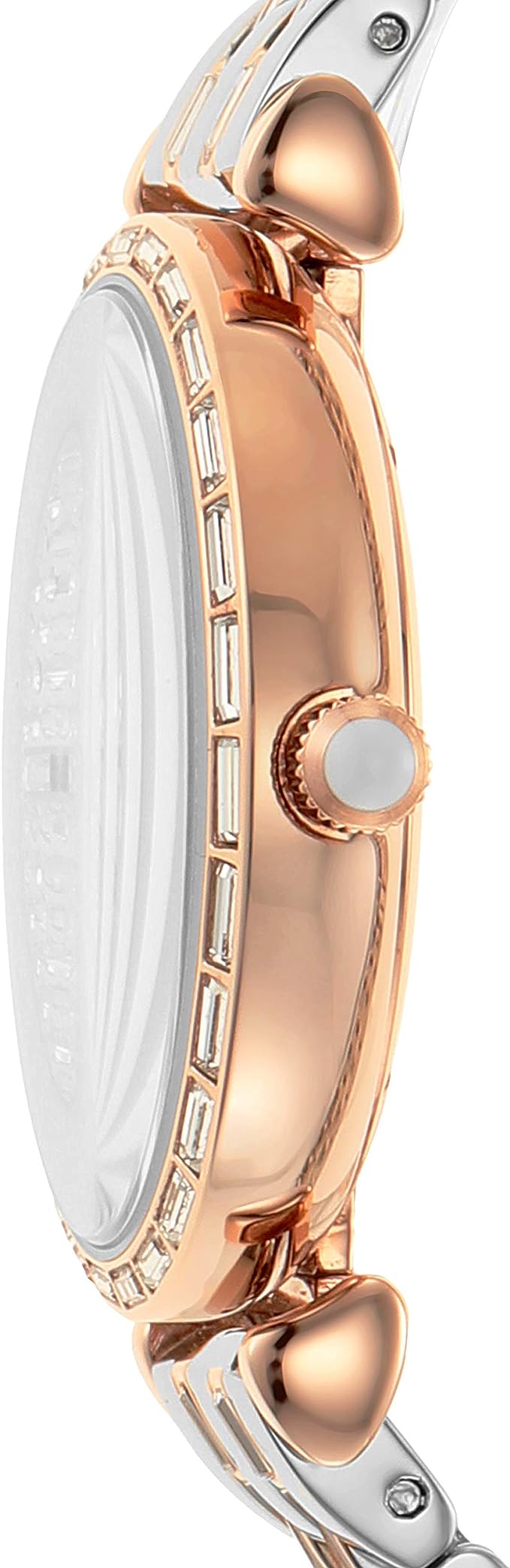 Emporio Armani Elegant Two-Tone Crystal Pave Watch – luxury by Emporio Armani | PrivePolai