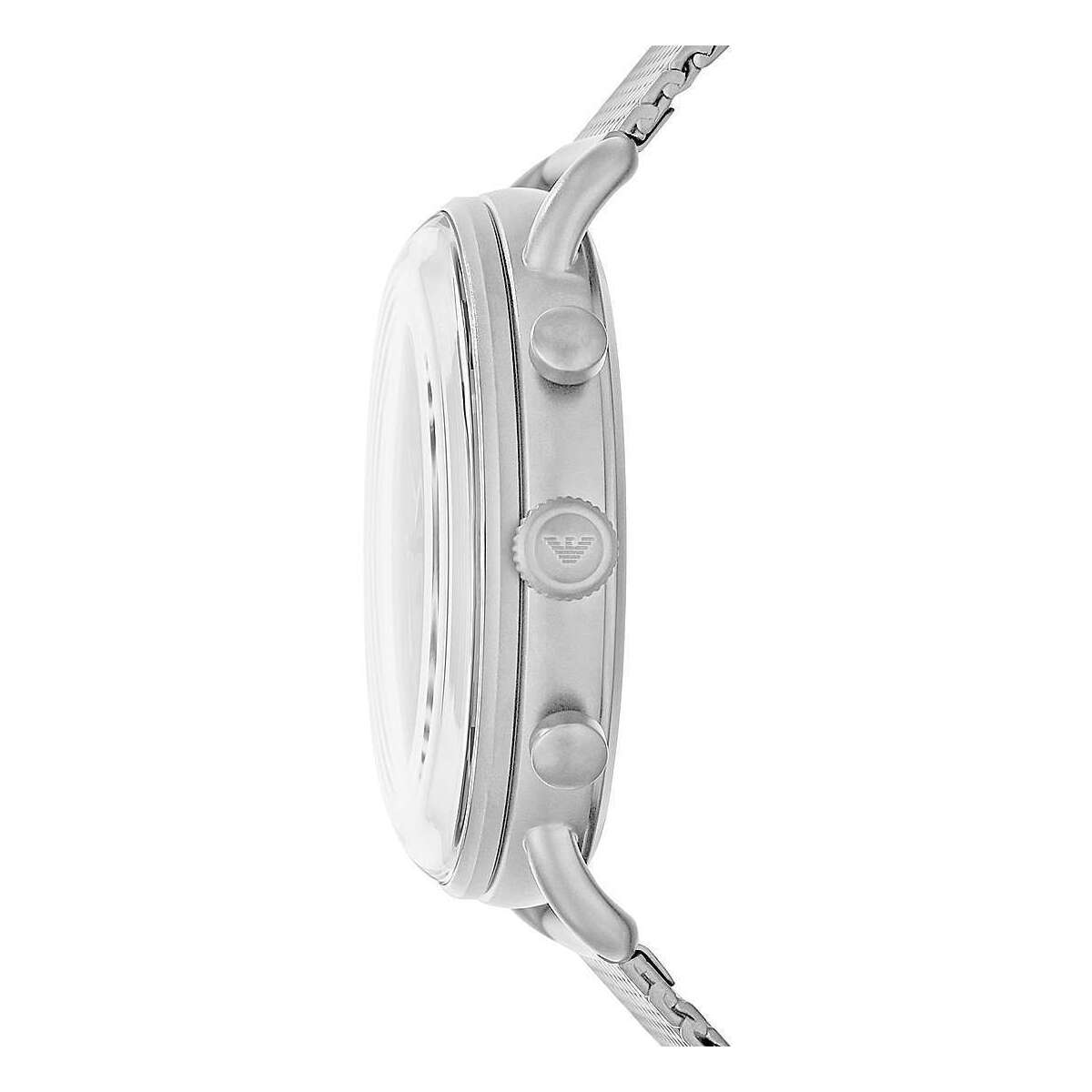 Emporio Armani Sophisticated Silver Steel Chronograph Watch – luxury by Emporio Armani | PrivePolai