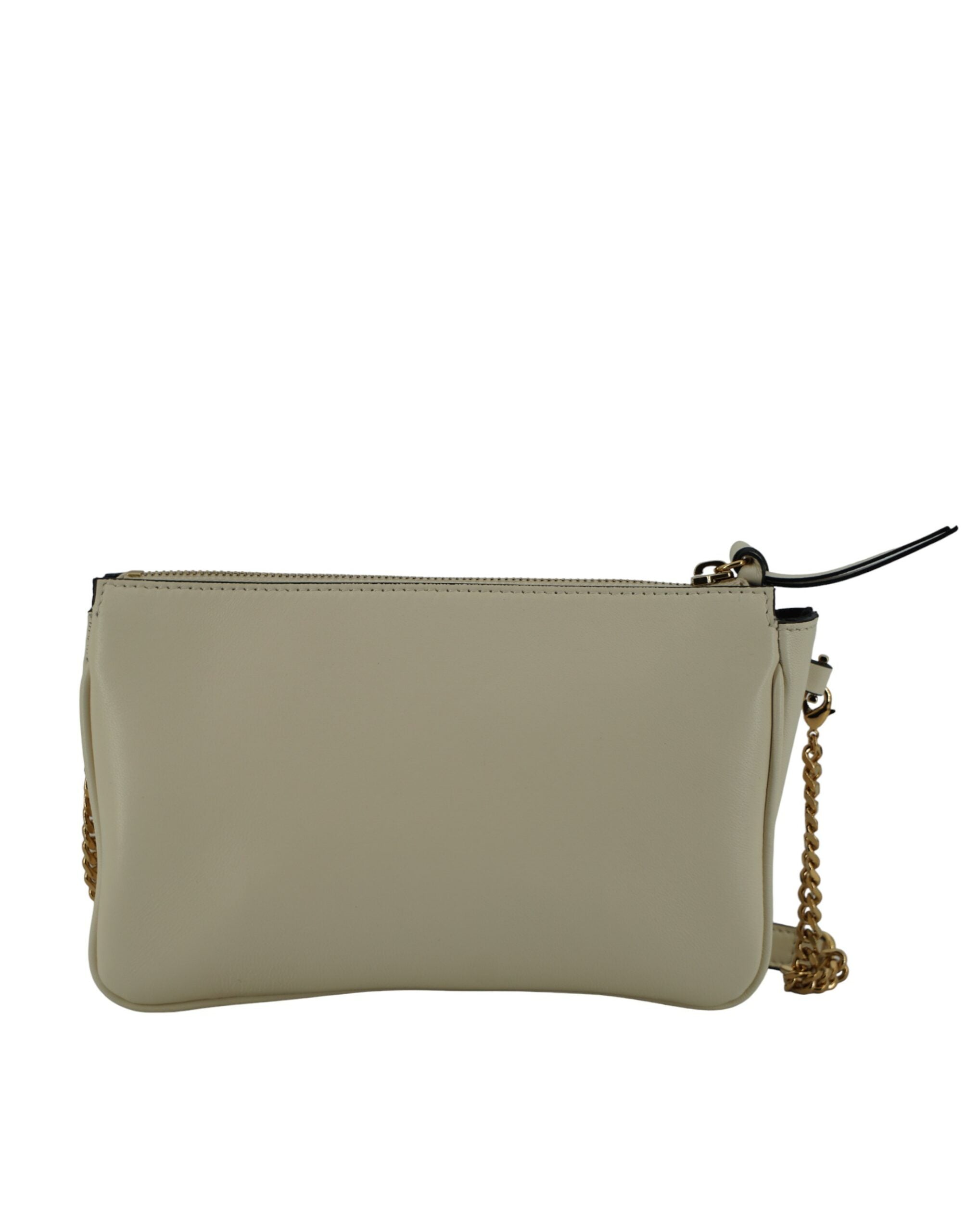 Versace Elegant White Lamb Leather Crossbody Pouch – luxury by Versace | PrivePolai