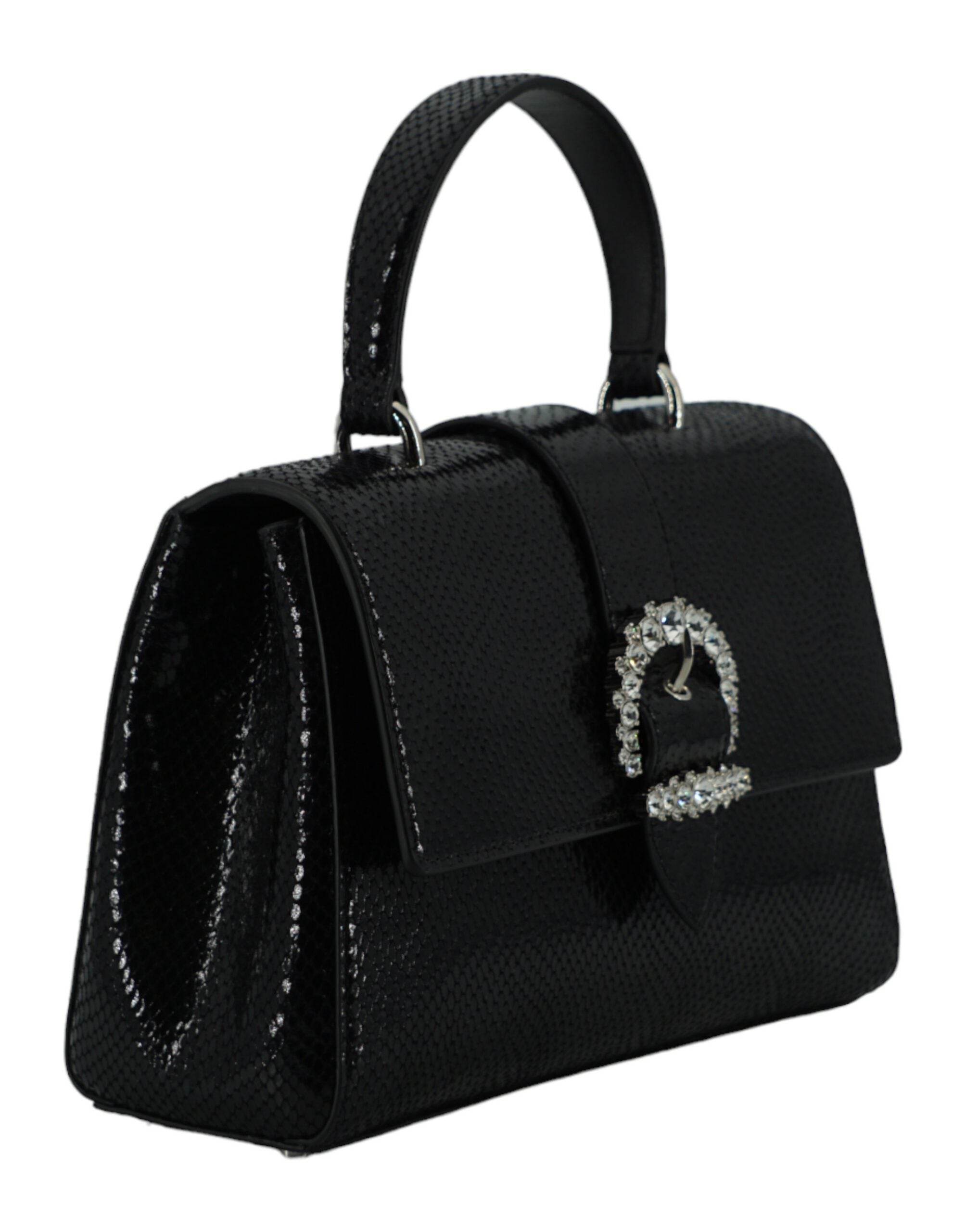 Jimmy Choo Black Leather Top Handle Shoulder Bag – luxury by Jimmy Choo | PrivePolai