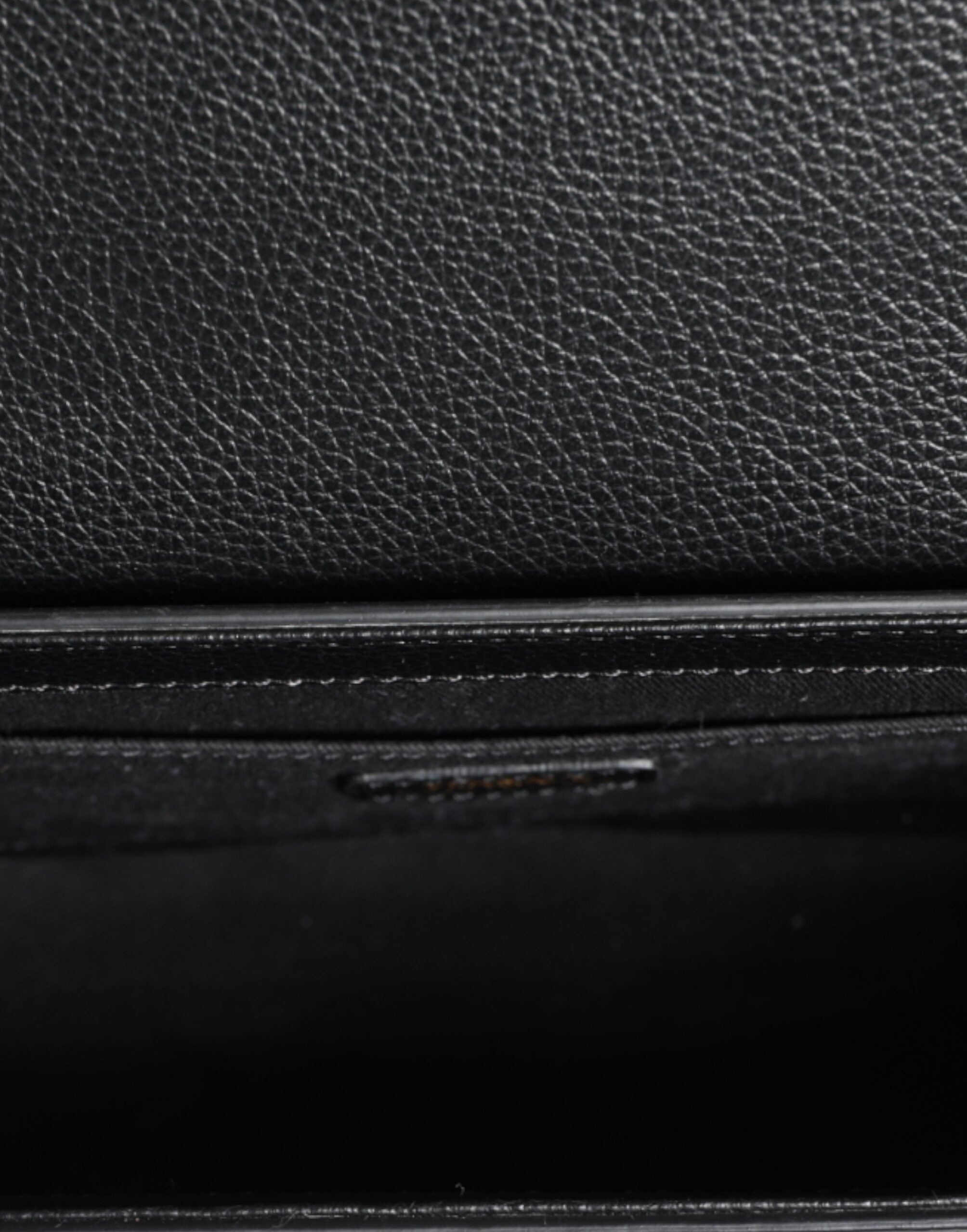Versace Black Grainy Calf Leather Logo Crossbody Shoulder Bag – luxury by Versace | PrivePolai