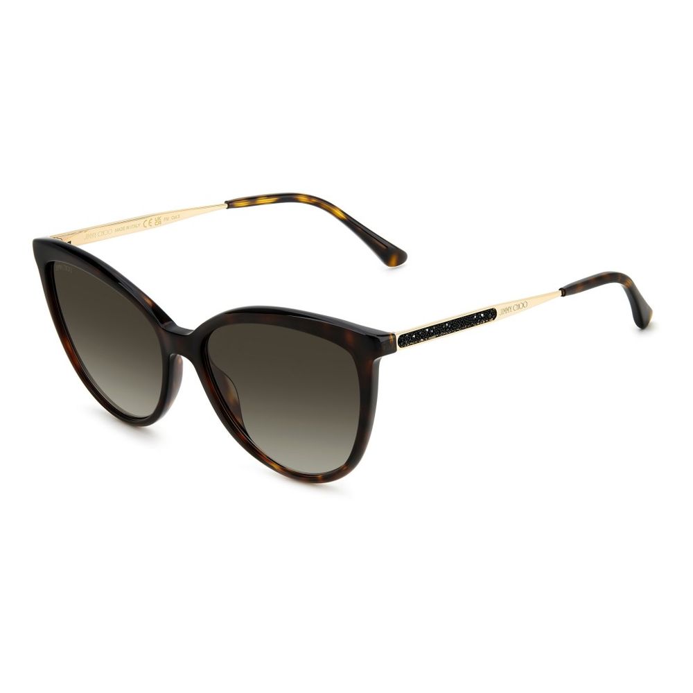 Jimmy Choo Brown Metal Sunglasses – luxury by Jimmy Choo | PrivePolai