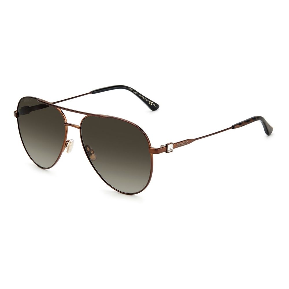 Jimmy Choo Brown Metal Sunglasses – luxury by Jimmy Choo | PrivePolai