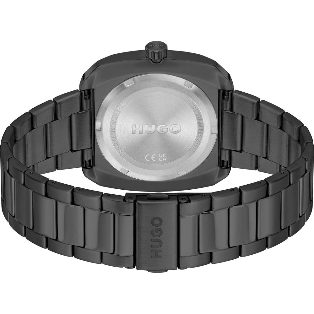 Hugo Boss Gray Stainless Steel Watch – luxury by Hugo Boss | PrivePolai