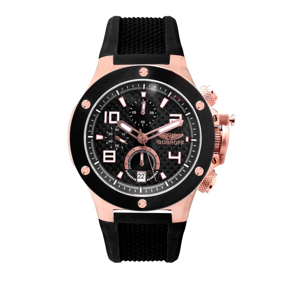 Bobroff Black Rubber Watch – luxury by Bobroff | PrivePolai