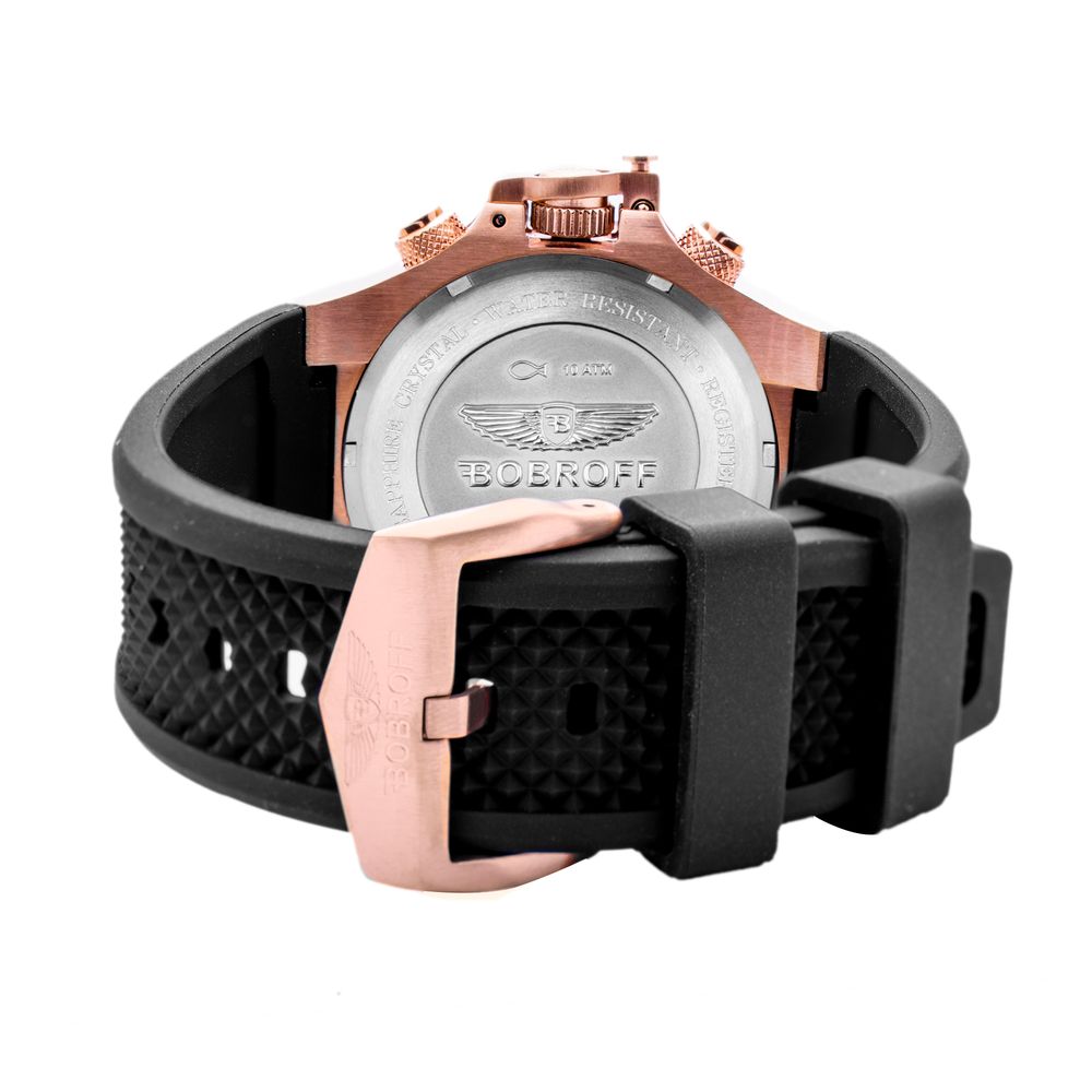 Bobroff Black Rubber Watch – luxury by Bobroff | PrivePolai