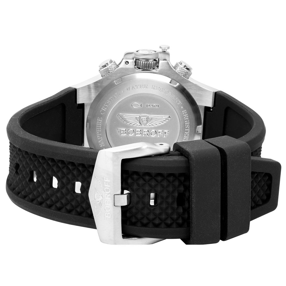 Bobroff Black Rubber Watch – luxury by Bobroff | PrivePolai
