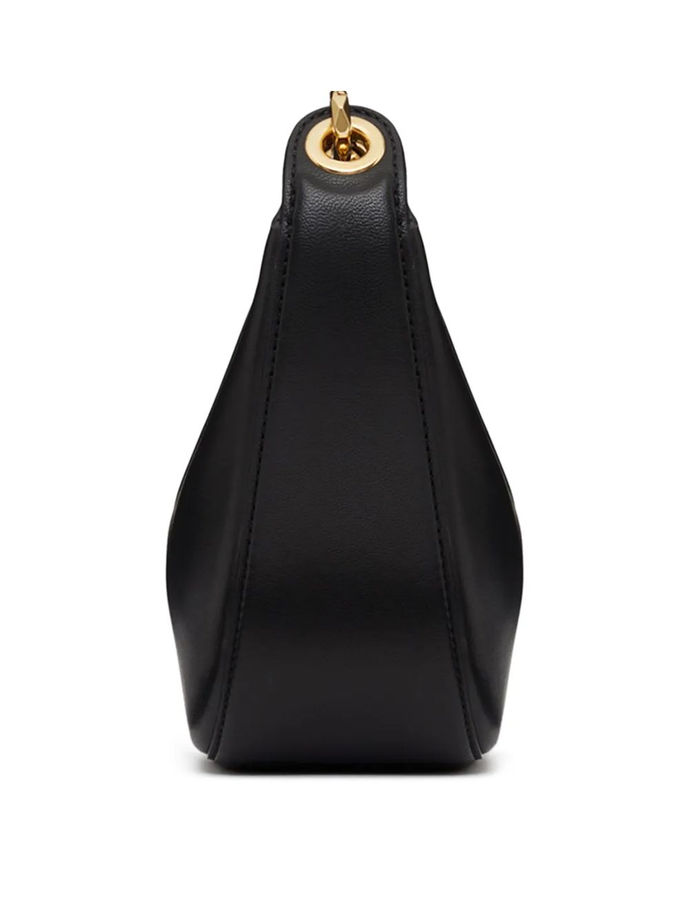 Valentino Garavani Black Leather Mini Hobo Vlogo Shoulder Bag – luxury by Valentino Garavani | PrivePolai