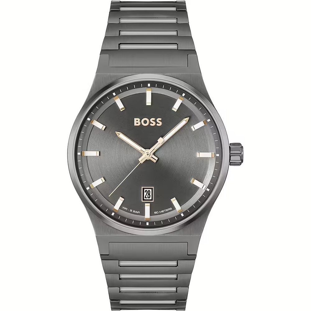 Hugo Boss Gray Stainless Steel Watch – luxury by Hugo Boss | PrivePolai