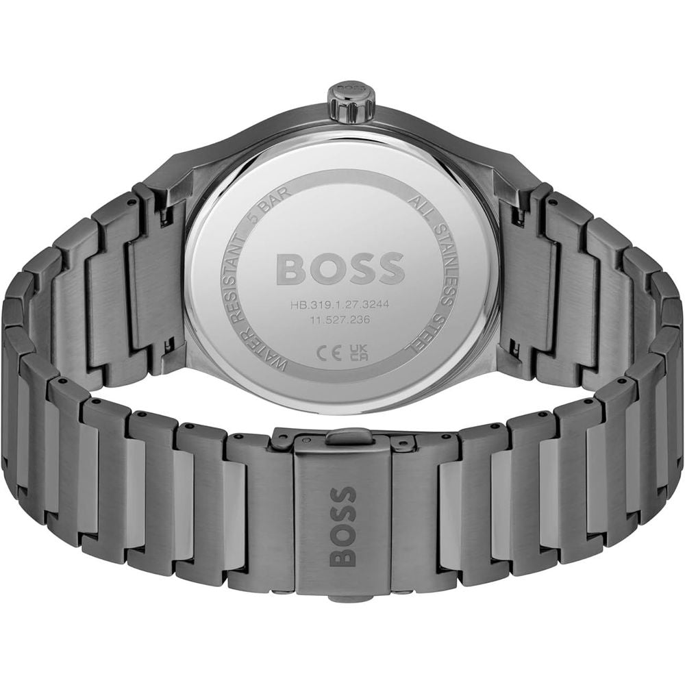 Hugo Boss Gray Stainless Steel Watch – luxury by Hugo Boss | PrivePolai