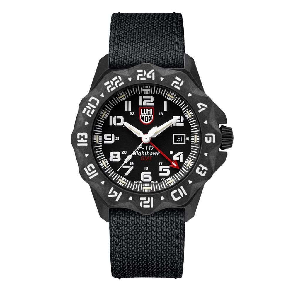 Luminox schwarze Stoffuhr