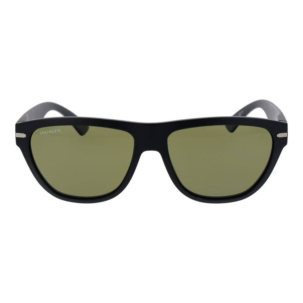 Schwarze Unisex-Sonnenbrille Serengeti