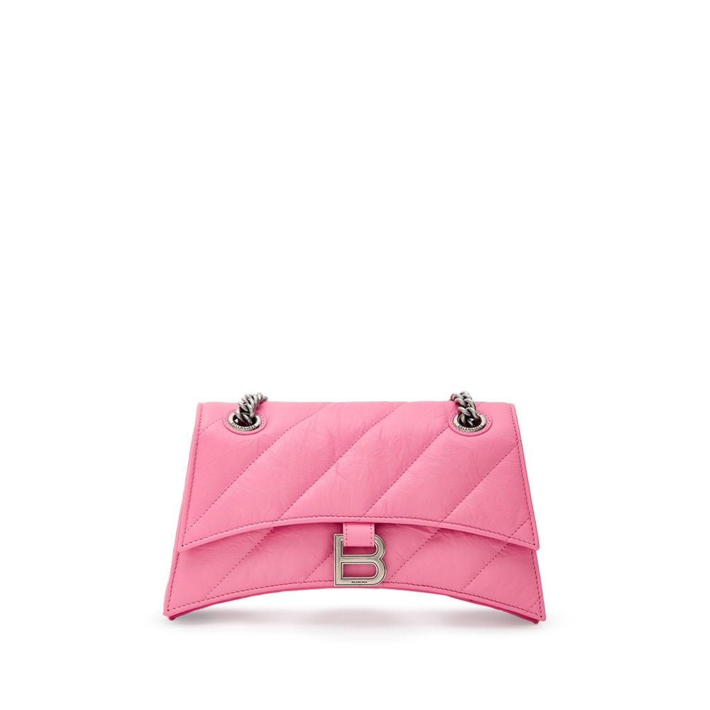 Balenciaga Schultertasche aus rosafarbenem Leder