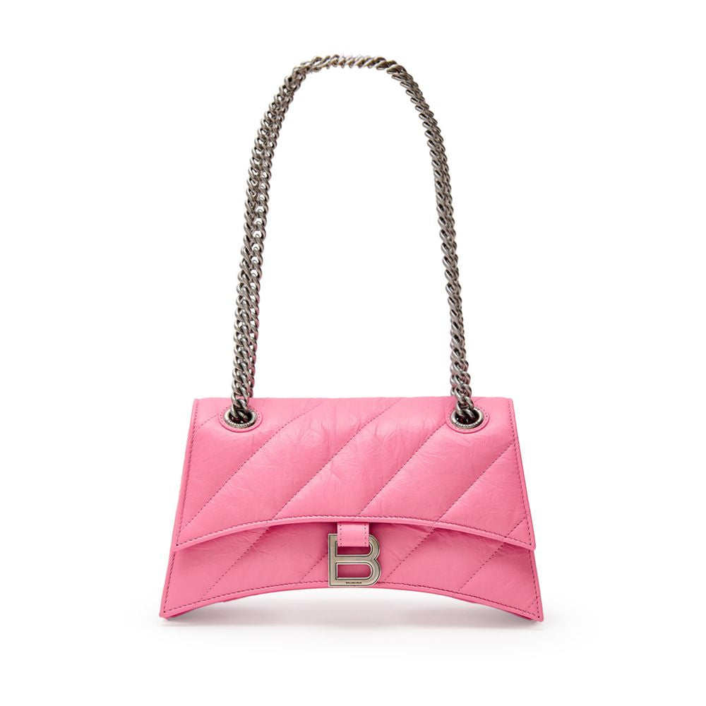 Balenciaga Schultertasche aus rosafarbenem Leder