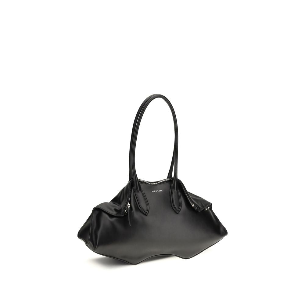Alexander McQueen Alexander McQueen Black Calf Leather Bos Taurus Shoulder Bag - Luxury | PrivéPolai