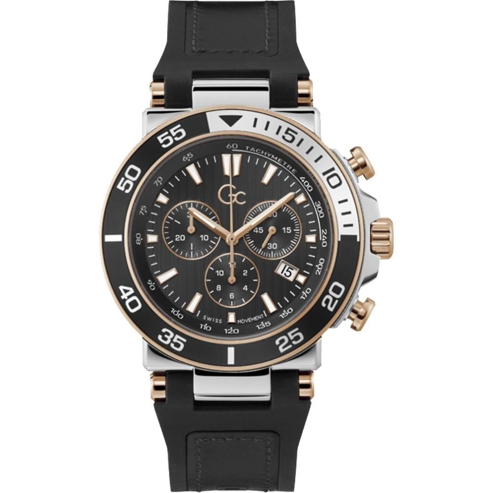 GC GC Black Synthetic Sport Watch - Luxury | PrivéPolai
