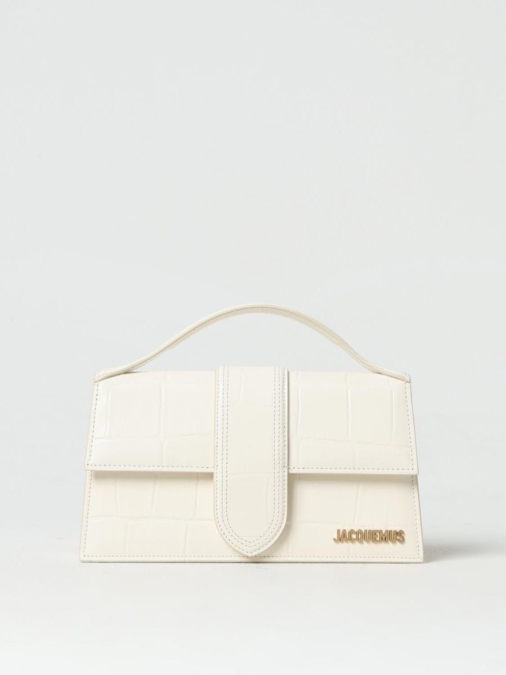 Jacquemus Jacquemus Ivory Cocco Le Grand Bambino Handbag - Luxury | PrivéPolai