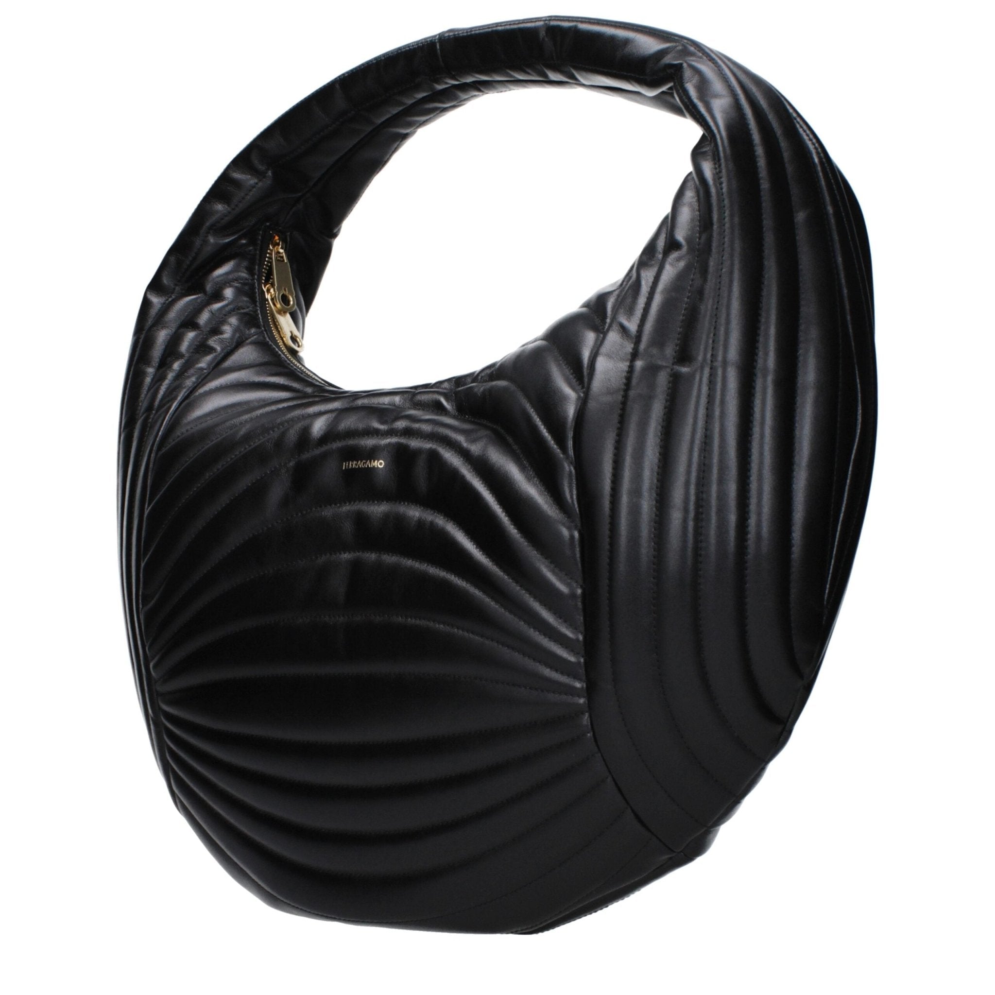 Salvatore Ferragamo Salvatore Ferragamo Black Leather Handbag - Luxury | PrivéPolai