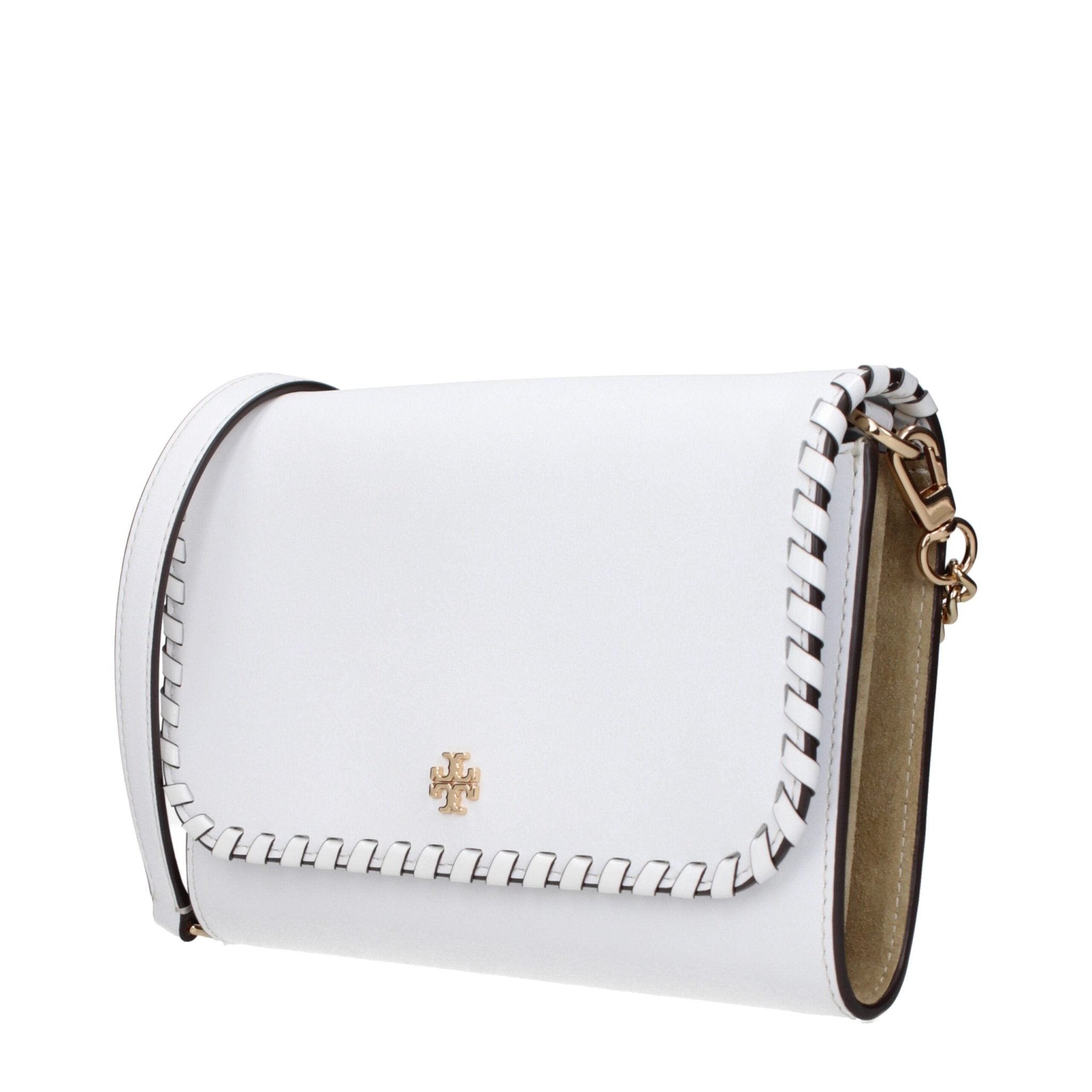 Tory Burch Tory Burch White Leather Clutch Bags - Luxury | PrivéPolai