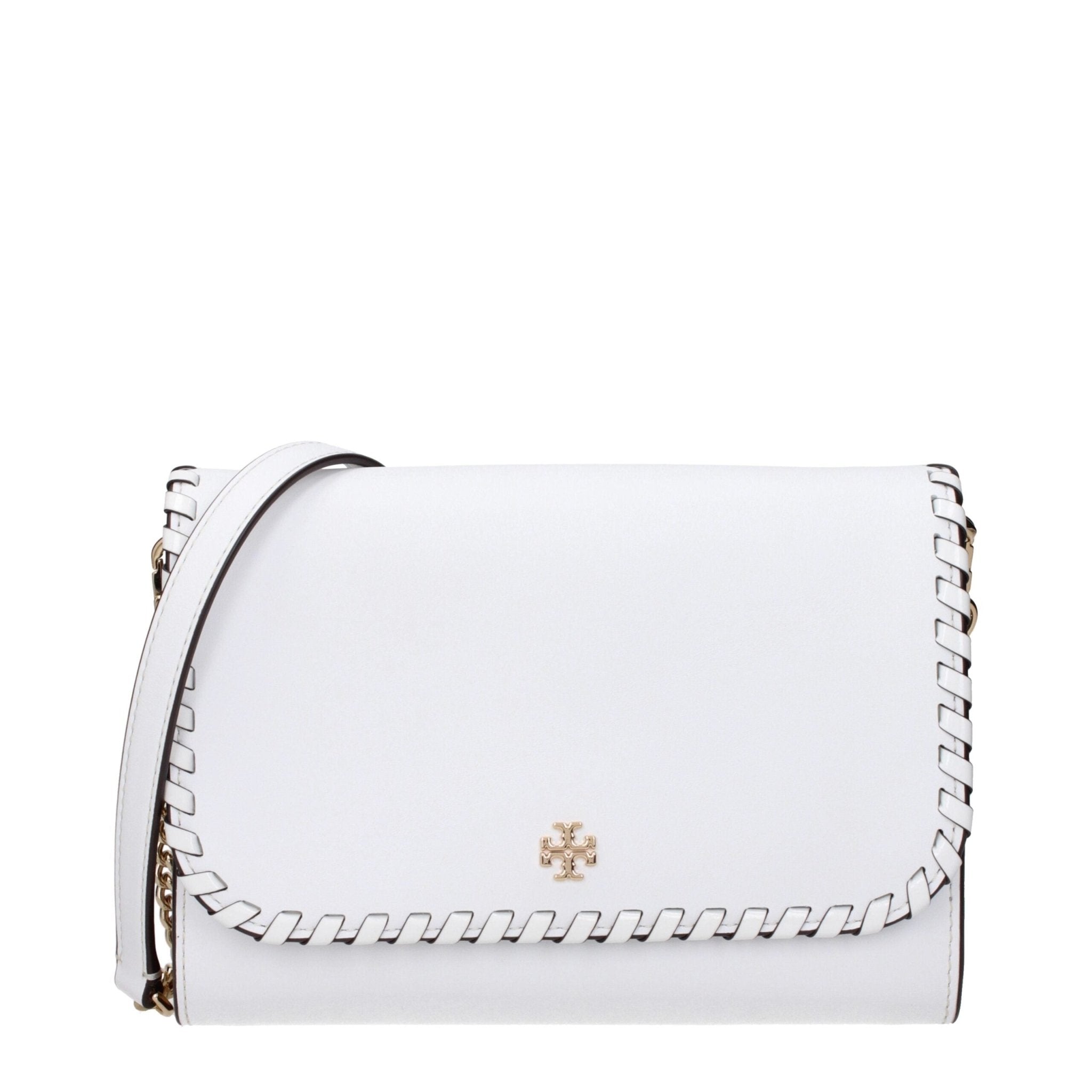 Tory Burch Tory Burch White Leather Clutch Bags - Luxury | PrivéPolai